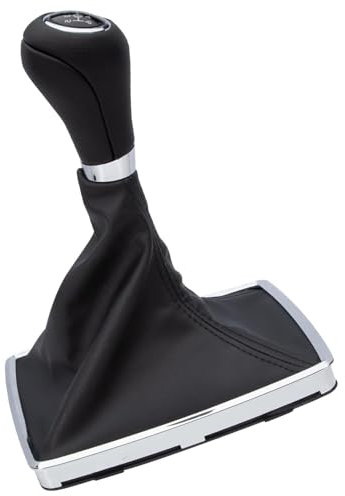 ANBOO Schaltknauf Schaltsack 6 Gang Schaltkopf Gamaschenmanschette Kompatibel mit C-Klasse W204 S204; E-Klasse: W212, S212, C207; GLK X204