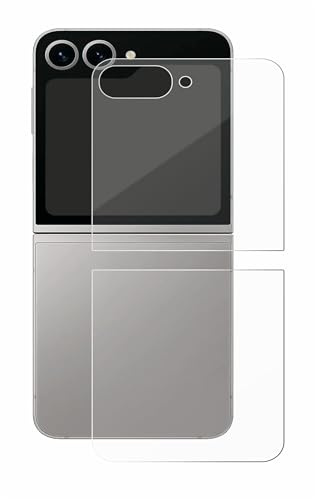 BROTECT Schutzglas für Samsung Galaxy Z Flip 6 | (Rückseite) Transparenter Displayschutz Made in Germany Schutzfolie Panzer Folie Glas 9H Einfache Montage Clear