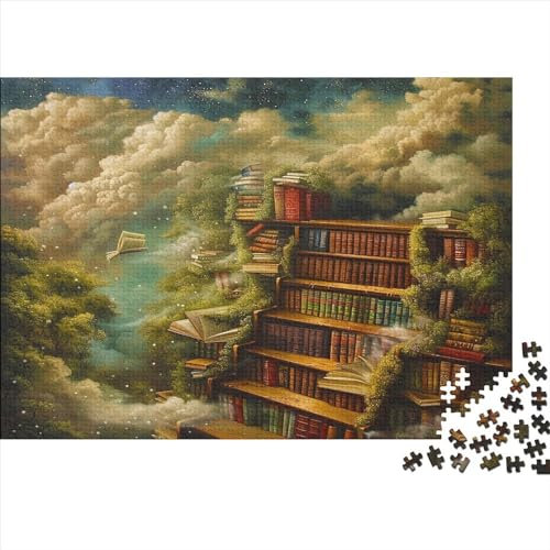 Magisches Buchshelf Puzzle Für Erwachsene 1000 Puzzle Magische Bibliothek Erwachsene Anspruchsvoll Puzzle Puzzlegröße Puzzle Unmögliches Puzzle Spielzeug Geschenk Premium Quality 1000pcs (75x50cm)