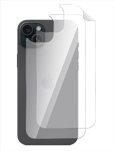 GIOPUEY Back Protector Compatible with iPhone 16, Excellent quality materials Soft TPU iPhone 16 Back Protector Film - Clear [2 Pack]