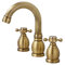 R Waschbecken Wasserhahn Doppelgriff Mischbatterie 8 Zoll 3 Loch Badezimmer Wasserhahn Kompatibel mit Waschbecken