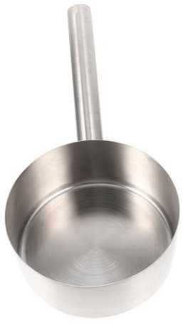 MAGICLULU Mestolo Per Acqua in Acciaio Inox Con Manico Da 18 Cm Cucchiaio Per Acqua Da Cucina Strumento Per Annaffiare Il Giardino Cucchiaio Per Zuppa Mestolo in Acciaio Inox