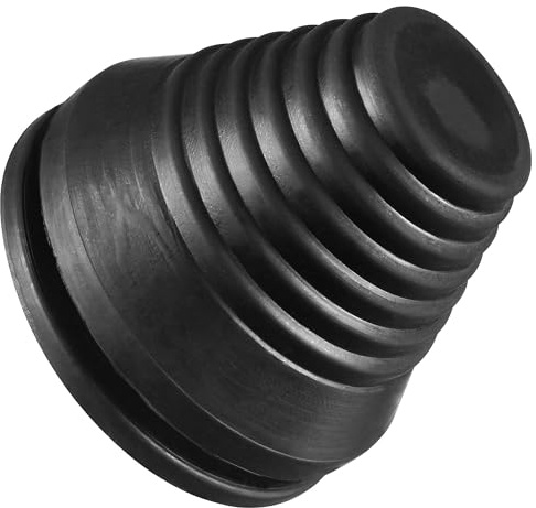 TA-VIGOR 4Pcs Conical Rubber Grommet Mount Dia 40mm Drill Hole Black Tower Shaped Grommets Wire Protection Firewall Hole Plug