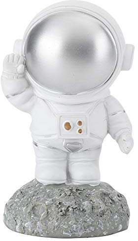 Gsycle Harz Astronaut Statue, Weltraumspielzeugfigur Skulptur für Desktoptabletop Dekor Harz Schreibtisch Ornament für Weltraum -Schlafzimmer -Dekoration