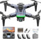 HYTOBP S166 Drone con Telecamera 4K Professionale per Adulti Principianti, Drone GPS con 3 Telecamere, Quadricottero RC con Motore Brushless, Trasmissione WiFi 5G, Ritorno Automatico, Seguimi