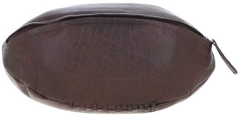 Ashwood Leather Rugby Ball Washbag for Men, Toiletry Bag, Travel Grooming Kit, Vintage Sports-Inspired Shape with Zip Closure, Gold Hardware – Gift for Travellers & Sports Fans: Q-40 (Brandy)