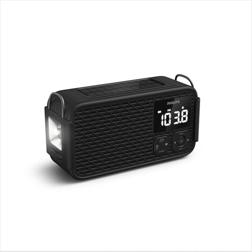 Philips TAR3500 Multi‑Powered Emergency Radio with AM/FM, SOS Siren & Power Bank