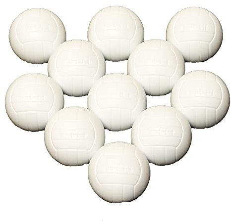 DEMA Tischfußball Tischkicker Kicker Spielbälle Bälle Set 11-TLG. weiß