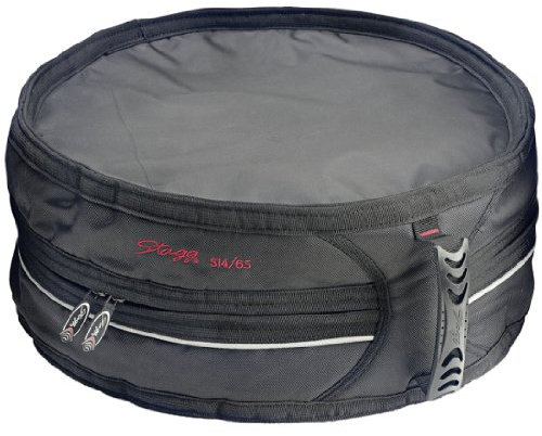Stagg 16492 Professionelle Nylon Snaredrumtasche (Abmessung: 35,6x11,4 cm (14x4,5 Zoll)) schwarz