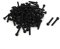 sourcing map 100 Stück Zylinderkopfschrauben M3 x 20mm Innensechskantschraube Sechskantschraube Socket Head Gap Maschine Schrauben Schwarz