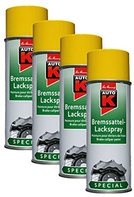 Kwasny 4X 233 075 Auto-K Special Bremssattel-Lackspray Gelb 400ml