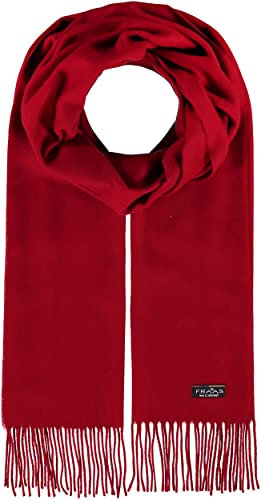 FRAAS Cashmink Schal 35 x 200 cm - Weicher als Kaschmir - Made in Germany - Schal einfarbig für Damen und Herren - Perfekt für Herbst und Winter True Red