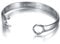 BOBIJOO Jewelry - Bracelet clé Plate Homme Femme Acier Inoxydable 316l Argent Biker Mécanicien 3 Tailles - Acier 316 Argenté - 64mm