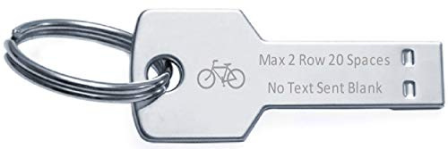 Porte-clés Flash Memory Stick Clé USB 2 Go Texte de vélo Cyclisme Vélo gravé