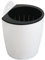 Maceta colgante de 190 mm de diámetro, con cuerda para decoración de interiores y exteriores, color