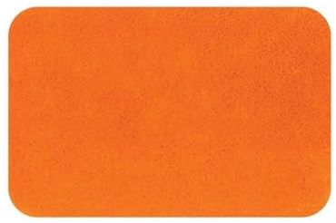 Spirella Carolina Collection Badteppich, 100% Baumwolle, Orange, 55 x 65 cm