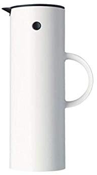 Stelton DB858WH Vacuum Jug 1ltr White ABS Plastic Glass Liner