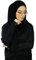 Hijab Schal zum Überziehen mit Lünettenöffnungen für muslimische Frauen, verhüllt, islamischer Schal, schlüpfender Schleier, HE500, Schwarz , One size
