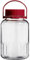 Large Glass Storage Jar with Lid Airtight Food Drink Pickle Preserve (8 Litre)