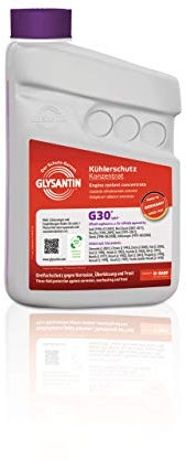 G30 Kühlerschutzmittel Konzentrat, Silikatfreies Premium-Kühlerschutzmittel, 1 Liter