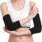 Milya Damen Elastische Ärmlinge Ärmel Atmungsaktiv, Baumwollen Armwärmer Anti-Rutsch Ellenbogenbandage, Armstulpen für Damen Schwarz M, 1 Paar