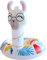 BLUE SKY - Lama-Boje - Aufblasbar - 069348 - Weiß - Vinyl - 100 cm Durchmesser - Spielzeug für Kinder und Erwachsene - Outdoor-Spiel - Pool - Ab 8 Jahren