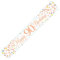 90th Birthday Rose Gold Birthday Party Foil Banner Pennant Age 90