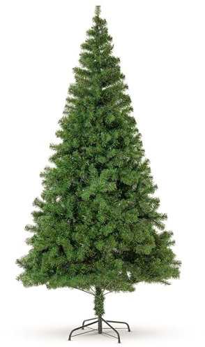 BLADO 4ft Artificial Christmas Tree with Metal Stand, 380 PVC Tips – Realistic Spruce Branches Easy Assembly – Indoor Outdoor Small Xmas Tree for Christmas Decorations Home Decor (Green, 121CM)