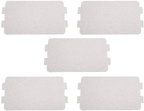 PIQIUQIU 5 Unids Microondas Horno Hoja De Placa De Mica Microondas Guía De Onda Reemplazo De Reparación 116 x 64 mm