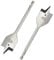 SagaSave 40MM High Speed Carbon Steel Paddle Flat Bit,Woodworking Spade Drill Bit for Wood,Soft & Hardwood,Gypsum Board,Clinker,Foam Box-1PCS Silver
