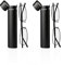 eye-spec (Praktisches 2er Set Faltbare Lesebrillen | Stylische, ultraleichte Lesebrillen in Schwarz mit passenden Etuis (2.0)