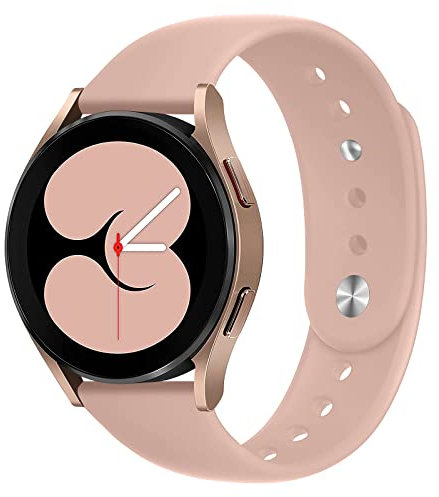 20mm Cinturino per Samsung Galaxy Watch 7 6 5 4 40mm 44mm/Galaxy Watch 5 Pro 45mm Braccialetto Galaxy Watch 6/4 classic 43mm 47mm 42mm 46mm Silicone Polso Band per Samsung Active 2 40mm 44mm Strap