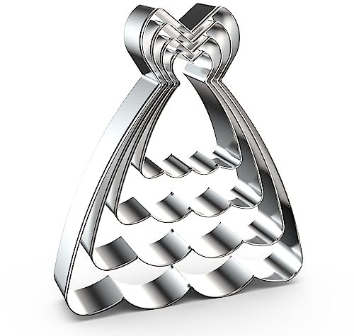 Ausstechformen-Set, 12,7 cm, 10,2 cm, 7,6 cm, 5,1 cm, 4-teilig, Edelstahl