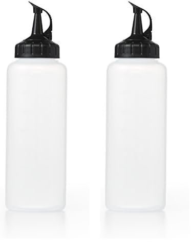 OXO Good Grips Profi-Quetschflasche mittelgroß – für Dessertsaucen und mehr, Medium (Packung mit 2)