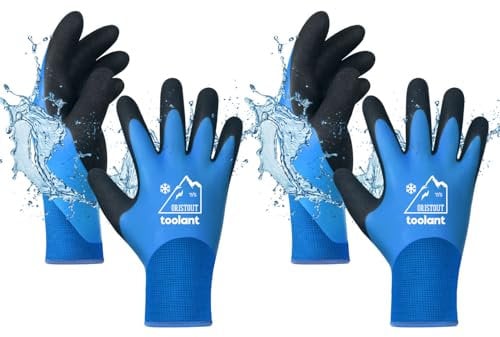 OriStout Arbeitshandschuhe für Herren und Damen, Touchscreen, Wassdichte Handschuhe, Thermohandschuhe Winter, Gartenhandschuhe für kaltes Wetter