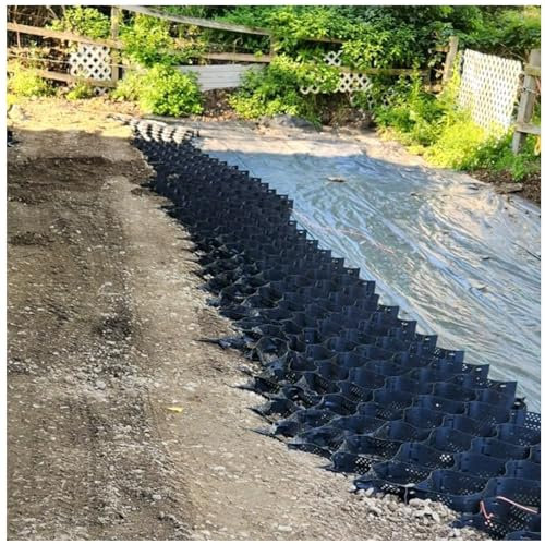 Kiesgitter Kiesmatten Bodenwabe 1 2 3 4 5 6 7 8 9 10 M Geo-Gitter, Kommerziell Schwere Kies-Stabilisator, 5 10 Cm Dick Masse-Raster Für Garten Auffahrt ( Color : 2in/5cm High , Size : 19.7x32.8ft/6x10