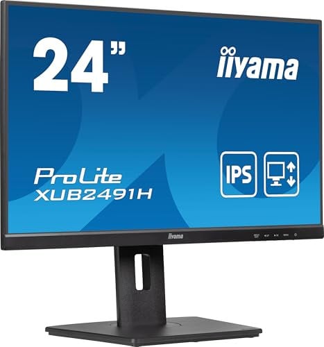 iiyama ProLite XUB2491H-B1 24' IPS Monitor, 1920 x 1080 Full HD, 100Hz, 0,5ms