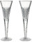 British Crystal Champagne Glass/Flute, Clear, Brierley Hill Crystal Cut Glasses, Pair (ICEDIAMOND)