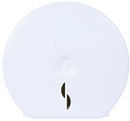 1 Stück Toilettenpapierspender Simply Eco Jumbo | Kunststoff, weiß, L: 37,5cm, B: 36cm, H: 13,5cm, Toilettenpapierspender, Toilettenpapierhalter, Toilettenpapier, Spender für Toilettenpapier