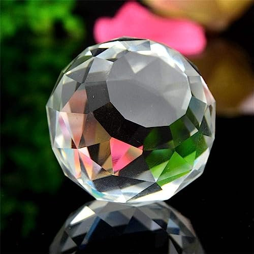 LumiSphere Feng Shui Crystal Ball – 40mm Hanging Sun-Catcher for Positive Energy & Rainbow Reflections (1)