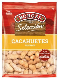 BORGES Geröstete Erdnüsse mit Schale BORGES AUSWAHL 350 g. 3er-Packung