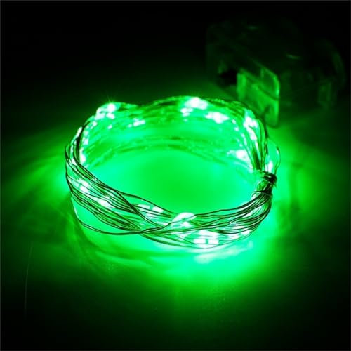 FANSU LED Solarlampen für Außen, 8 Modi Solar Lichterkette Aussen, Vielseitig Lichterkette Außen, Solarlampen Garten für Hochzeit, Party, Schlafzimmer, Garten Balkon Deko (Grün,7m/50 LED)