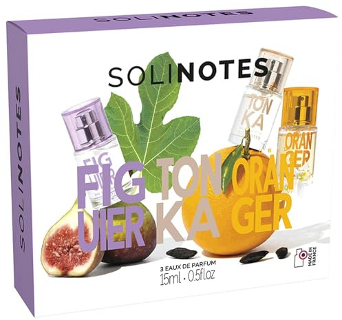 Solinotes Figuier, Tonka et Fleur d'Oranger Coffret Eaux de Parfums