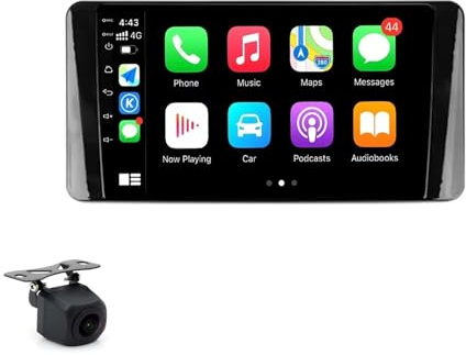 Radio Android 15 para Volkswagen Polo Mk6 Vi 6 2020-2022 Pantalla QLED 9 Wireless Carplay/Android GPS BT 4G/WiFi USB FM/RDS Control Volante(4GB+64GB)