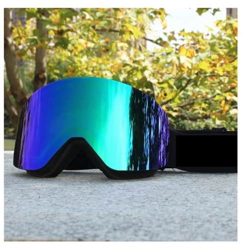 PSNKLMM Ski Goggles Magnetic Double Layer Lens Magnet Skiing Anti-Fog Snowboard Men Glasses Eyewear Oculos(Frame and Lens 16)