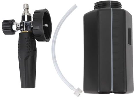 Tyenaza Hochdruckreiniger-Schaumkanone, 1/4-Zoll-Schnellkupplung, verstellbare Autowasch-Schaumkanone mit zusätzlichen 1,1-mm-Düsenöffnungen