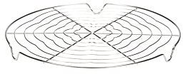 patisse 01322 - Grille à pâtisserie - Volette à pâtisserie avec rosaces pour le refroidissement des gâteaux - ronde inox Ø 30cm