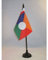 Drapeau de table La Réunion alternatif 15x10cm - PETIT Drapeaux DE BUREAU réunionais - France 10 x 15 cm - AZ FLAG