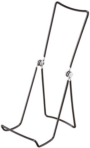 Gibson Holders 6AC 3-Wire Display Stand with Deep Edge, Black, 12-Pack