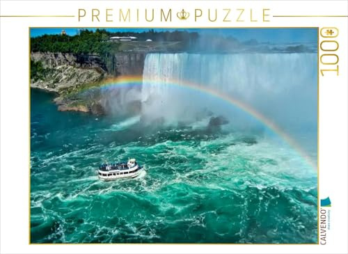 CALVENDO Puzzle Niagarafälle - American Falls und Horseshoe Fall | 1000 Teile Lege-Größe 64 x 48 cm Foto-Puzzle für glückliche Stunden